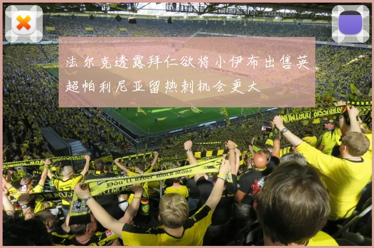 法尔克透露拜仁欲将小伊布出售英超帕利尼亚留热刺机会更大